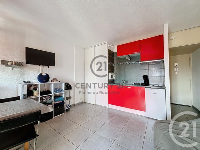 Appartement Studio à vendre - 1 pièce - 21.98 m2 - CANET EN ROUSSILLON - 66 - LANGUEDOC-ROUSSILLON - Century 21 Plaine Du Roussillon